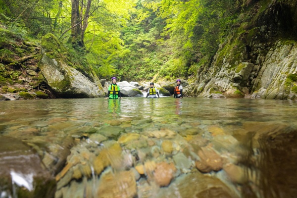 River trekking image