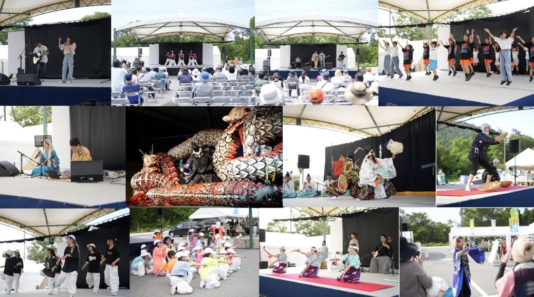 夏山開き祭イベントステージ