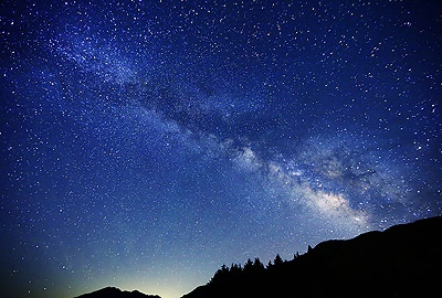 大山の星空